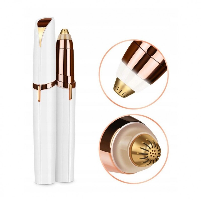 Caneta Depilador Sobrancelha Indolor Recarregavel USB Flawless Brows