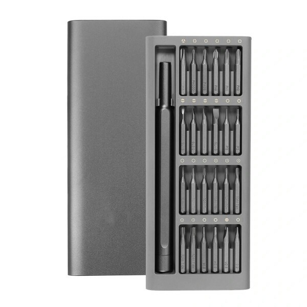 Conjunto Chave de Fenda Magnetica 25 em 1 para Eletronicos e Celulares