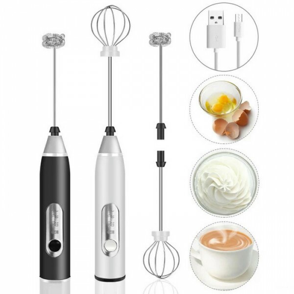Misturador Bebidas Ovos Mini Mixer Fue Portatil Eletrico Recarregavel
