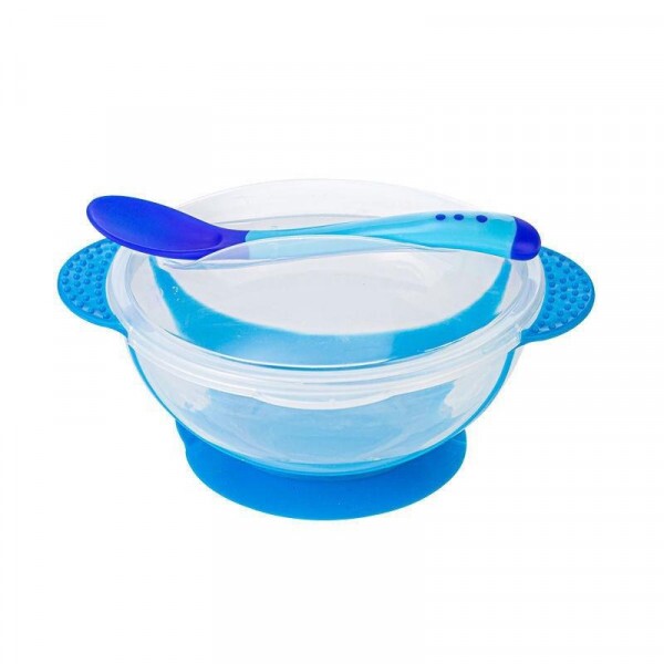 Kit Pratinho Infantil Bebe Prato Com Ventosa c/ Talher