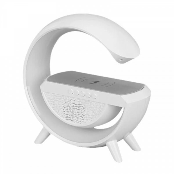 Luminaria G Speaker Caixa De Som Carregador Por Inducao