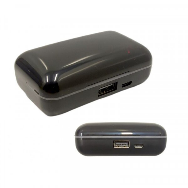 Fone de Ouvido F9-5 TWS Bluetooth 5.0 Display LCD Sem Fio - Cor Preto