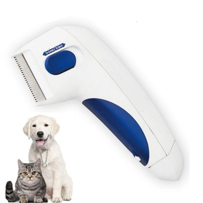 Pente Eletrico Antipulgas Carrapatos Piolhos Para Caes Gatos