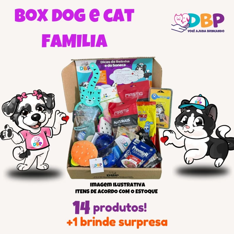 BOX  CÃO  E  GATO  FAMILIA           - COM PLANOS A PARTIR DE - R$ 189,40 