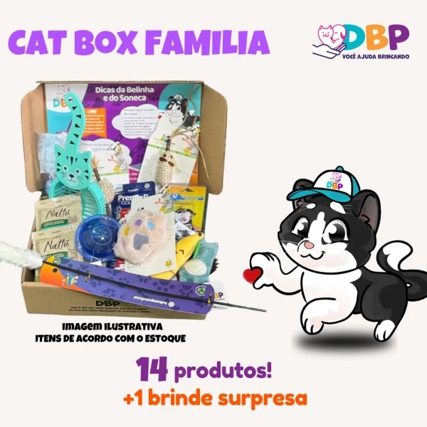 BOX GATO FAMILIA - COM PLANOS A PARTIR DE - R$ 179,70