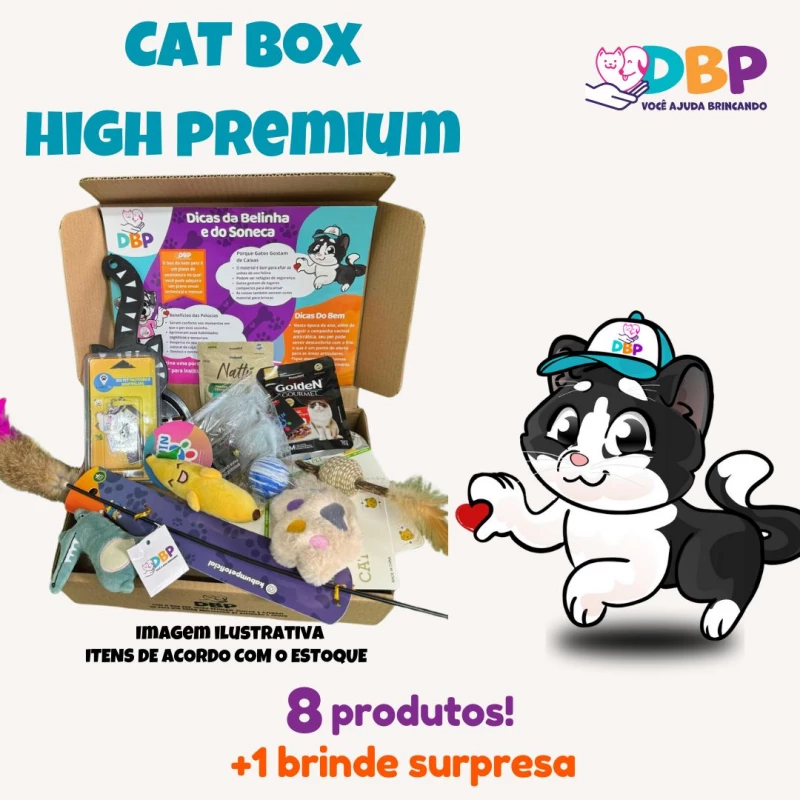 BOX GATO HIGH PREMIUM - COM PLANOS A PARTIR DE - R$ 98,80