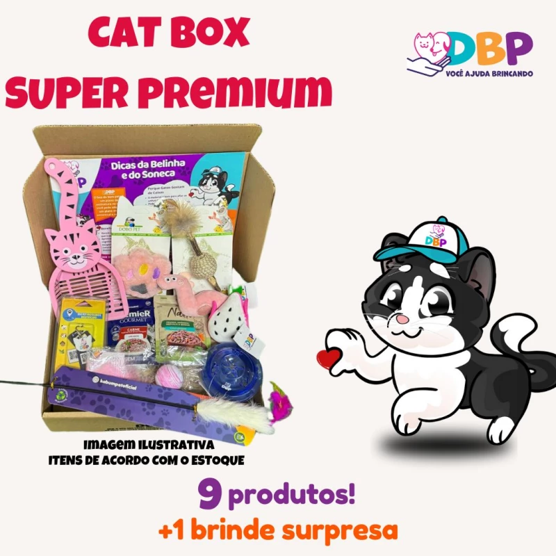 BOX GATO SUPER PREMIUM - COM PLANOS A PARTIR DE - R$ 89,06