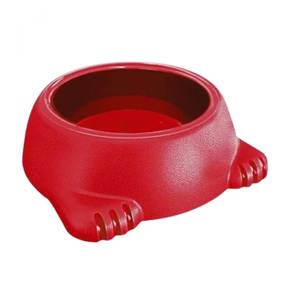 COMEDOURO PLAST. GLAMOUR 500ML - VERMELHO
