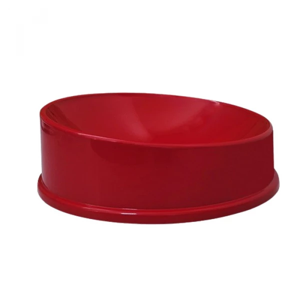COMEDOURO PLAST. GATO PRIME 200ML - VERMELHO