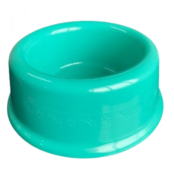 COMEDOURO PLAST. N2 550ML AZUL CLARO, VERMELHO E TIFFANY