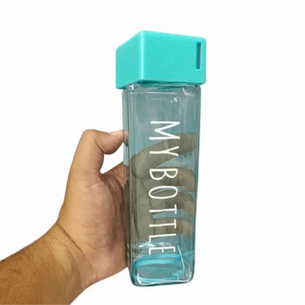 Garrafa De Agua Squeeze Quadrada My Bottle - 450ml